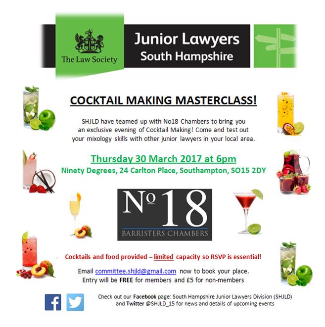 Cocktail Making Masterclass Image