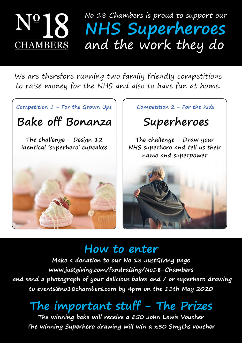 No 18 Chambers Competition to Raise Money for the NHS Image